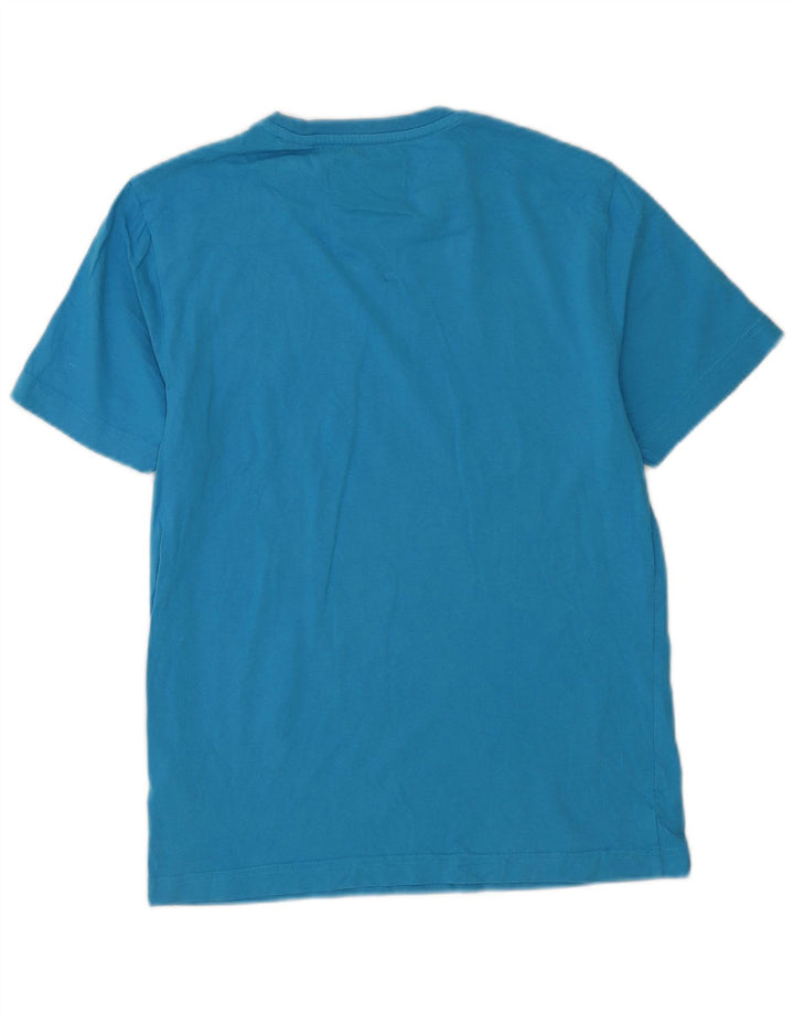 T-shirt męski Penguin, mały, niebieski, bawełniany