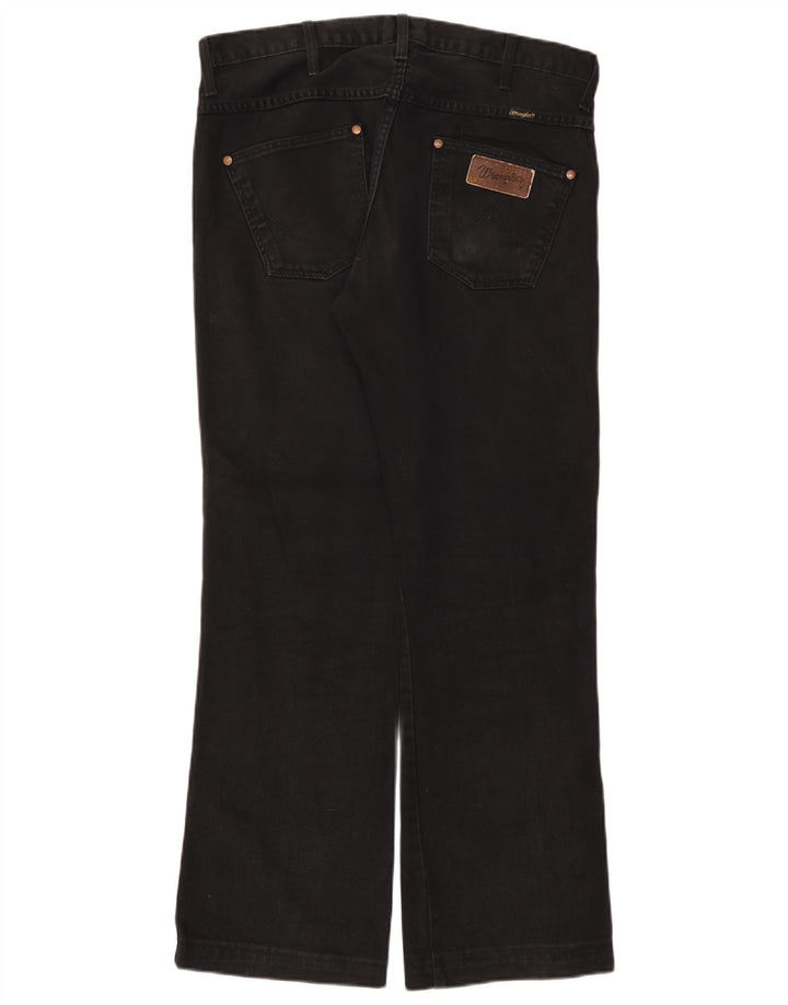 Męskie jeansy Wrangler Dayton Bootcut W33 L31, czarne, bawełniane