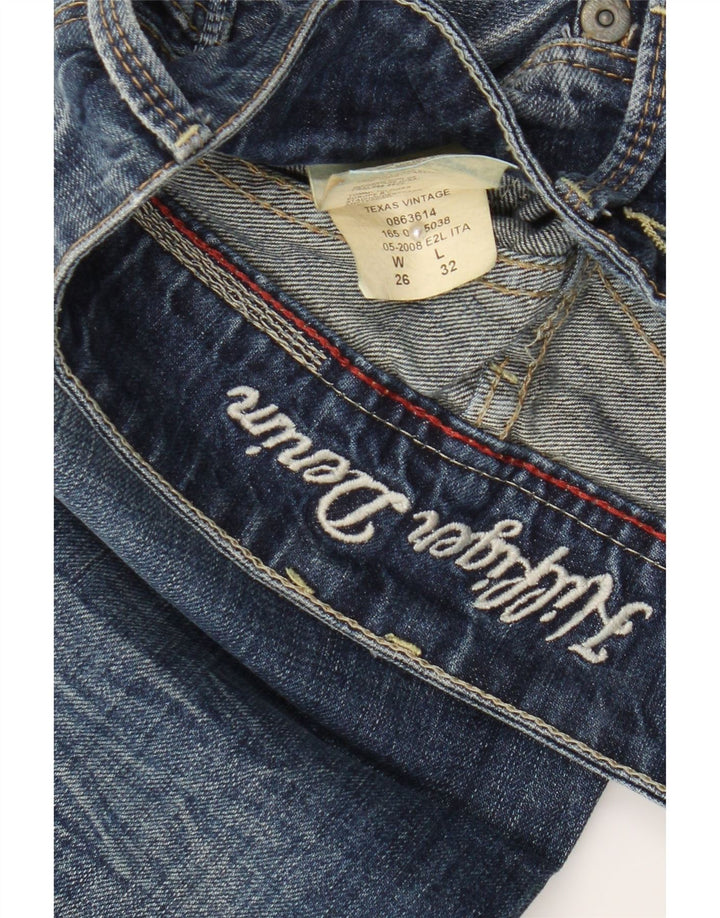Damskie jeansy rozkloszowane Tommy Hilfiger W26 L32 Granatowa bawełna