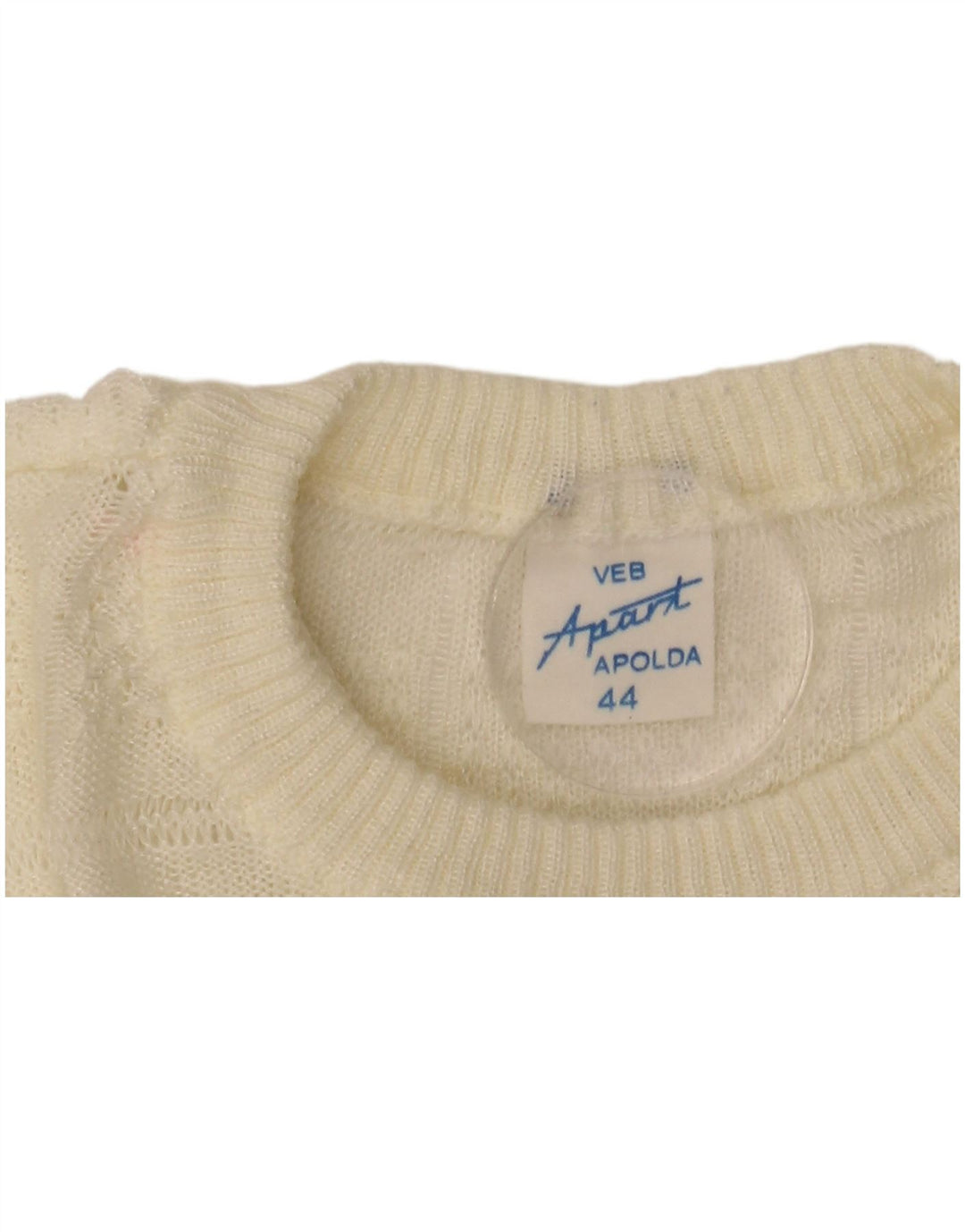 Apart Damski sweter z okrągłym dekoltem EU 44 XL w kolorze złamanej bieli