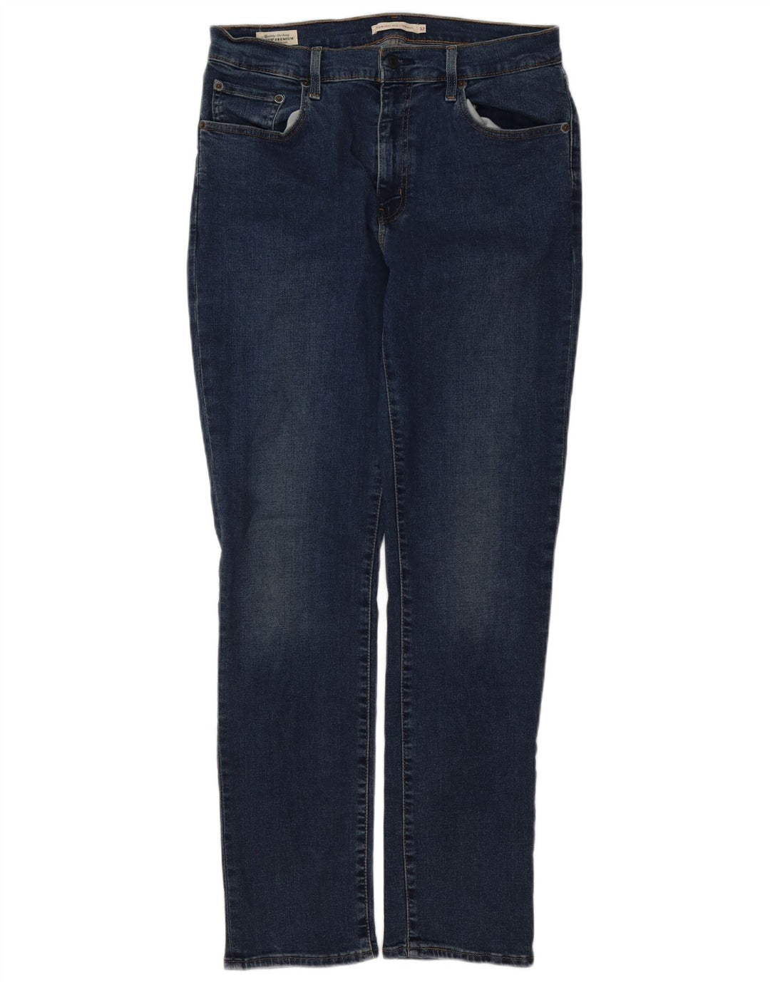 Damskie jeansy LEVI'S 724 z wysokim stanem i wysokim stanem W32 L32 Niebieska bawełna