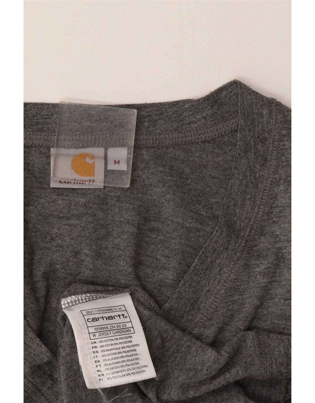Sweter damski Carhartt UK 14, średnioszary, bawełniany