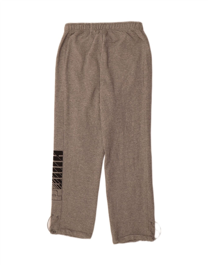 PUMA Mens Graphic Tracksuit Trousers Medium  Grey Vintage Puma and Second-Hand Puma from Messina Hembry 
