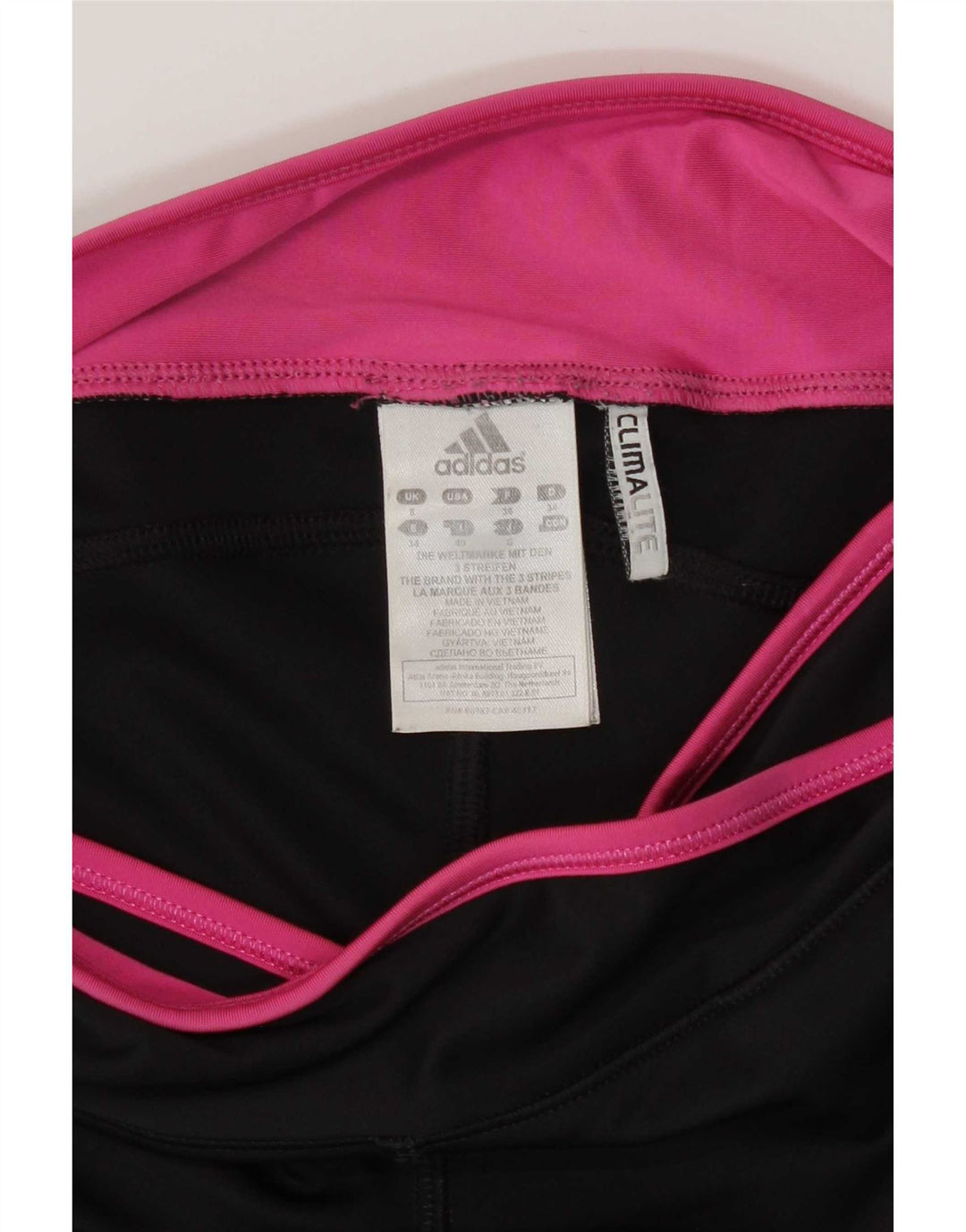 Legginsy Adidas Damskie Climalite Capri UK 8 Małe Czarne Poliester
