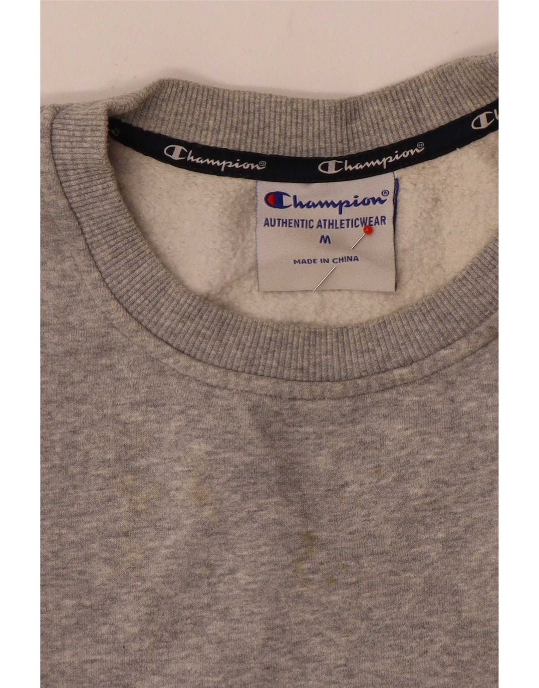 Damska bluza Champion Crop Graphic Jumper UK 14 Medium Grey Flecked
