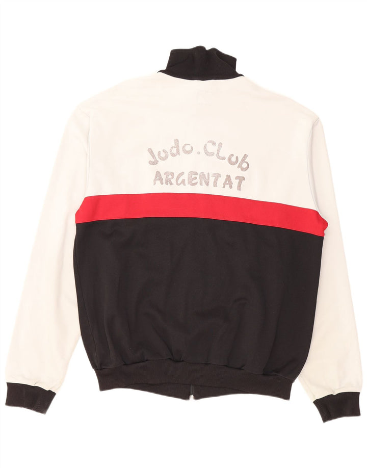 Adidas Męska bluza dresowa z grafiką, XL, czarna, bawełniana, z blokami kolorów