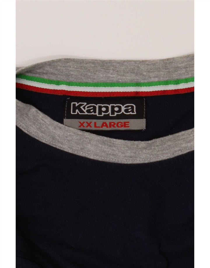 Koszulka męska Kappa Top 2XL granatowa