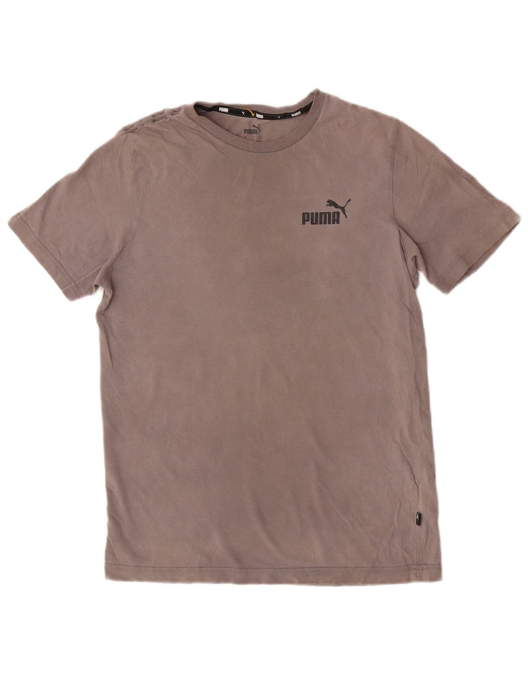 T-shirt męski Puma, mały, szary, bawełniany