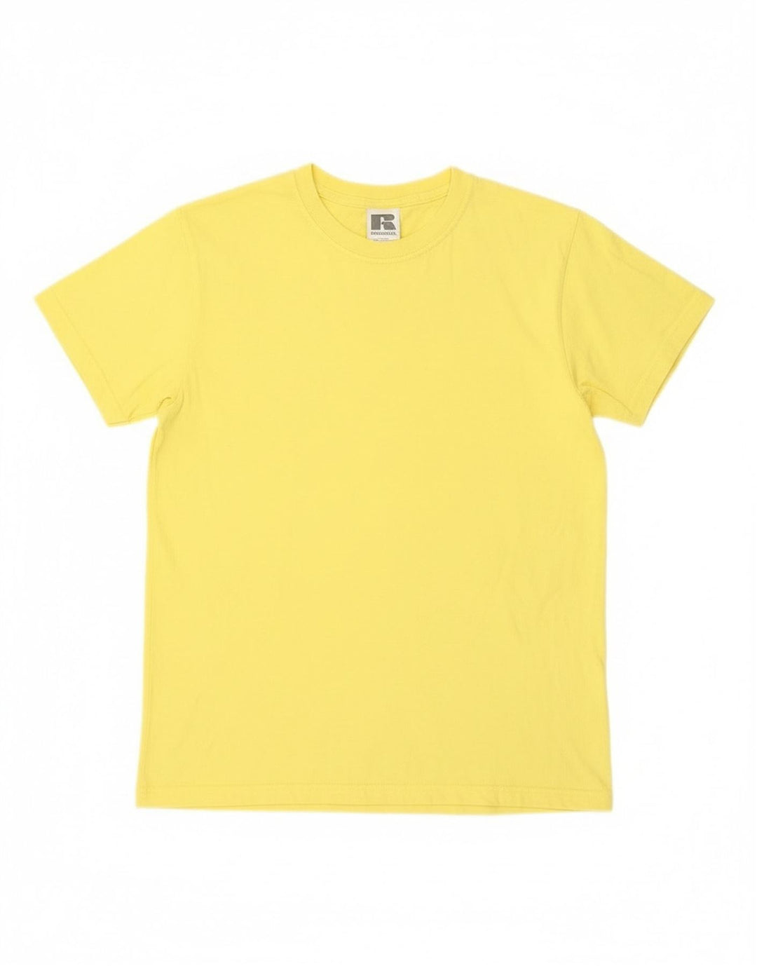 T-shirt chłopięcy Russell Athletic w wieku 11-12 lat, żółty, bawełniany