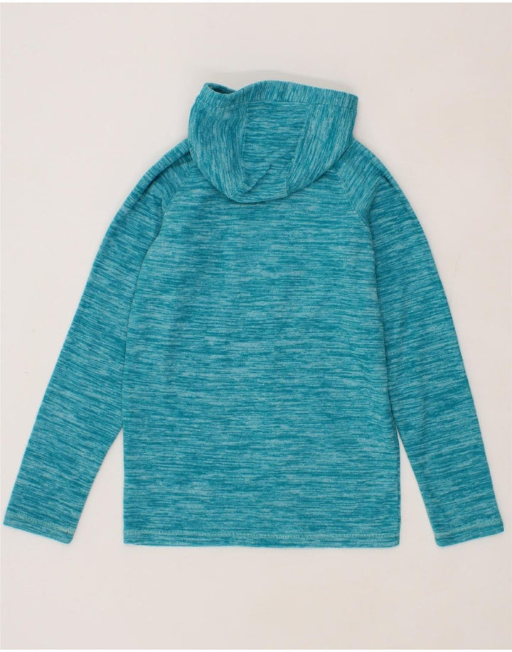 MOUNTAIN WAREHOUSE Boys Hooded Fleece Jacket 12-13 Years Blue Polyester Vintage Mountain Warehouse and Second-Hand Mountain Warehouse from Messina Hembry 
