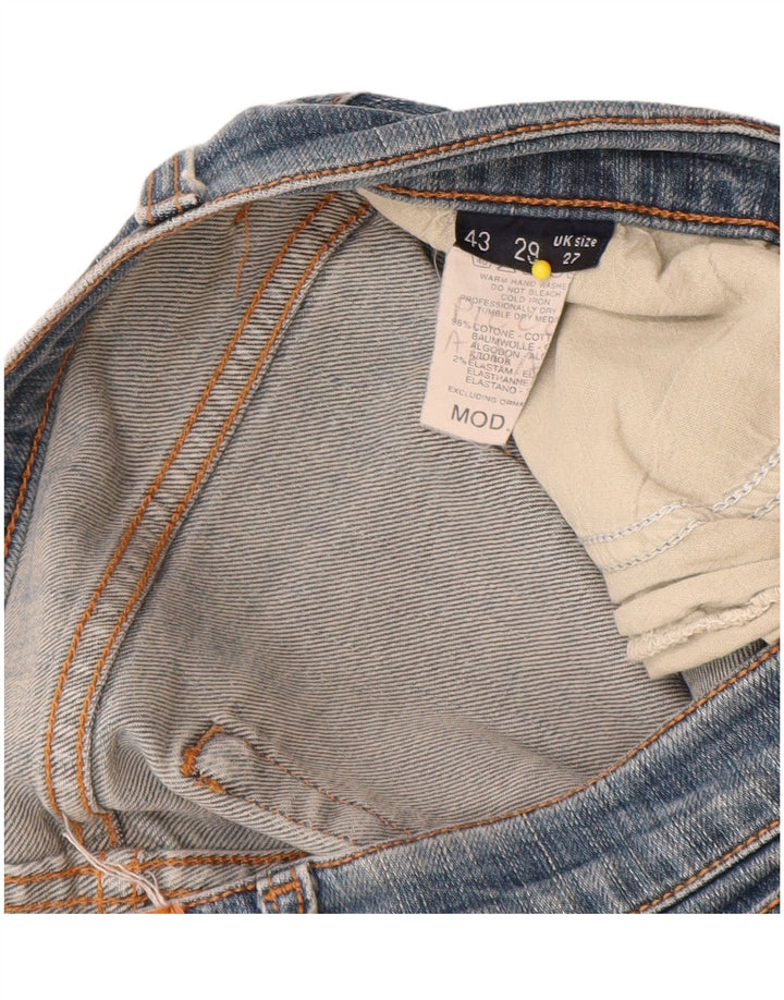 Damskie jeansy Trussardi Bootcut W27 L30 Niebieska bawełna