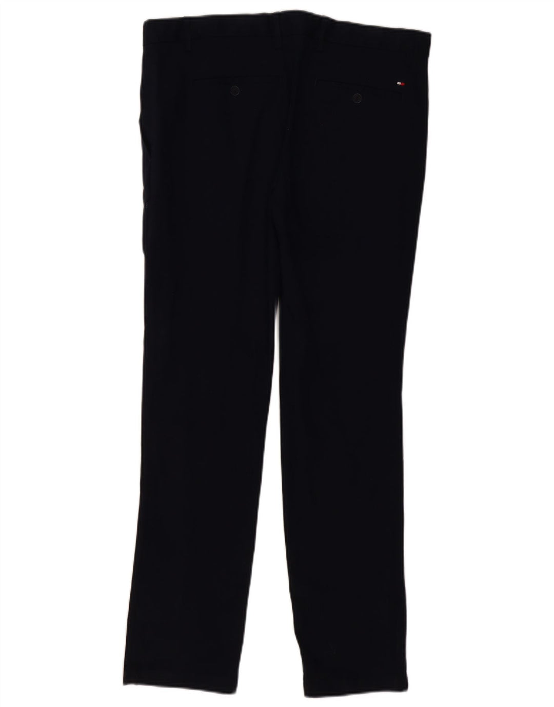 Męskie spodnie typu slim chino TOMMY HILFIGER W34 L30 Granatowa bawełna