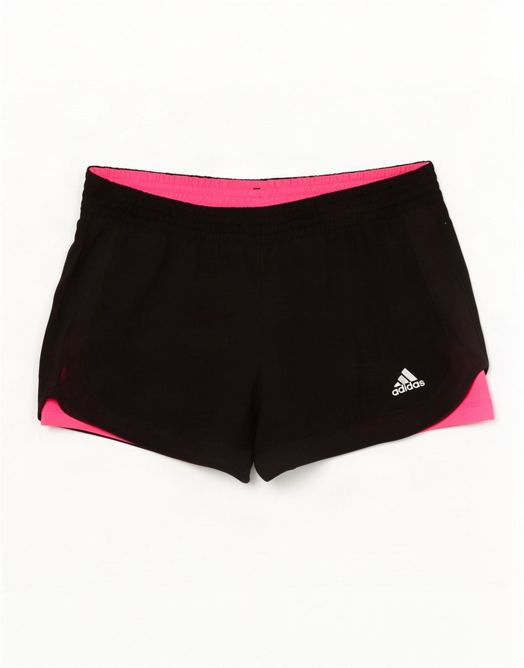Damskie spodenki sportowe Adidas Climalite UK 8/10, małe, czarne, poliestrowe