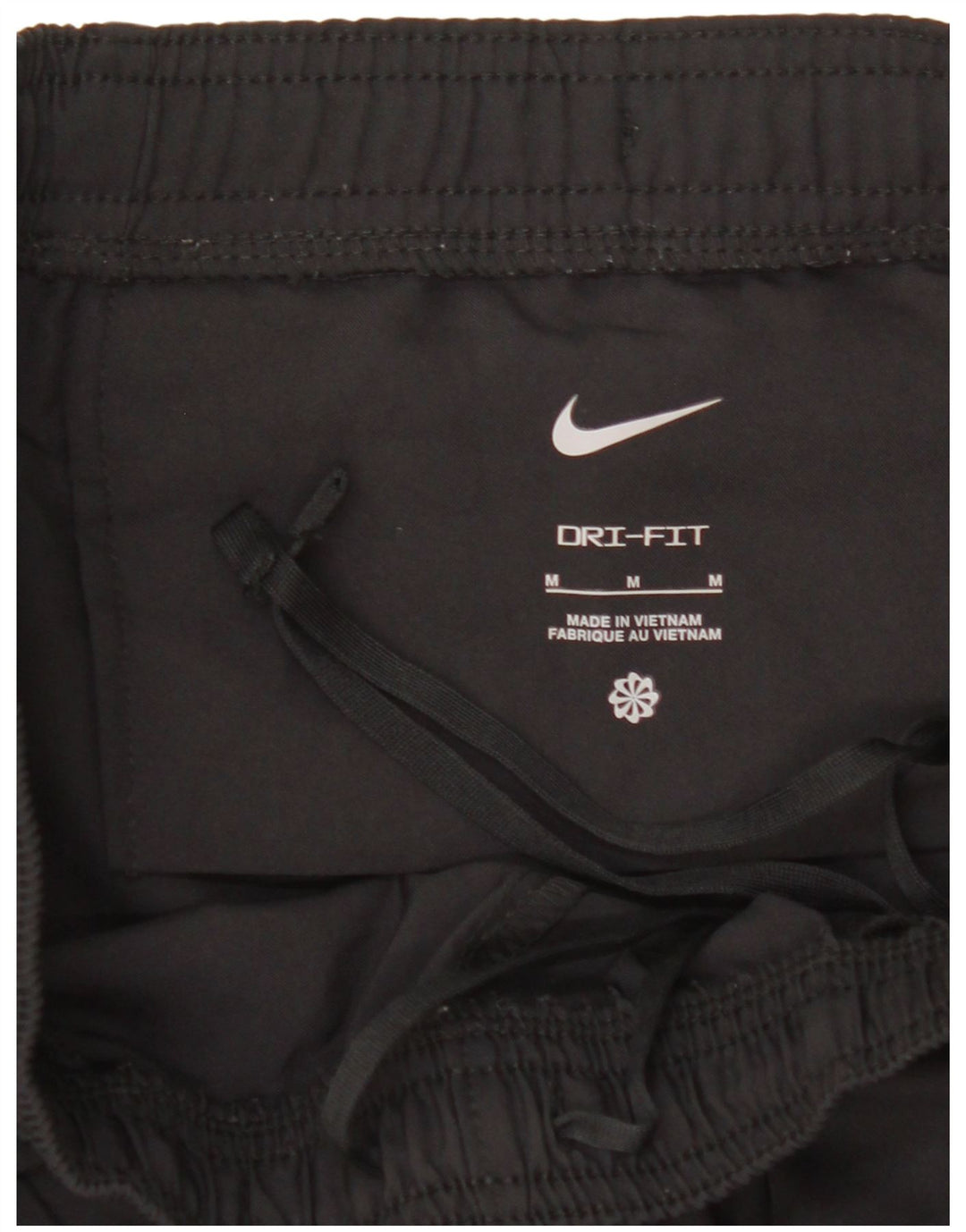 Męskie spodnie dresowe Nike Dri Fit Graphic, średnio czarne, geometryczne
