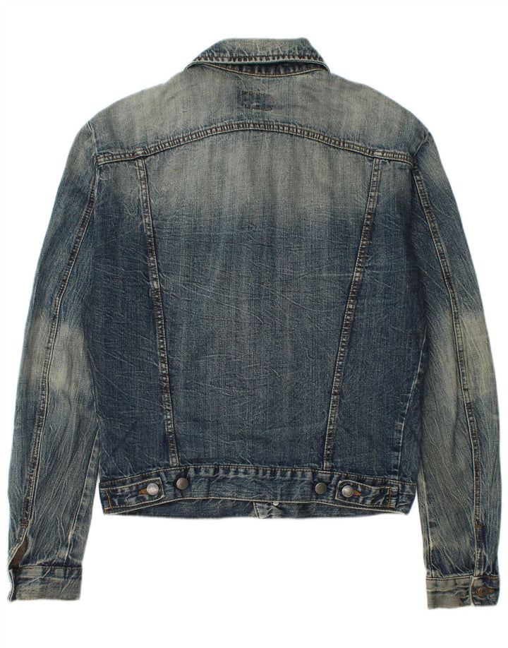 Męska kurtka dżinsowa CALVIN KLEIN JEANS UK 38, średnioniebieska, bawełniana