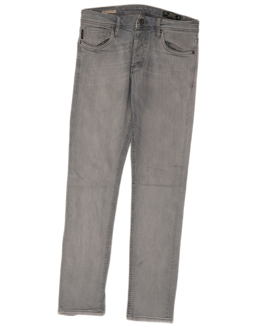 Męskie jeansy Jack & Jones Tim Slim W31 L32 Szara bawełna