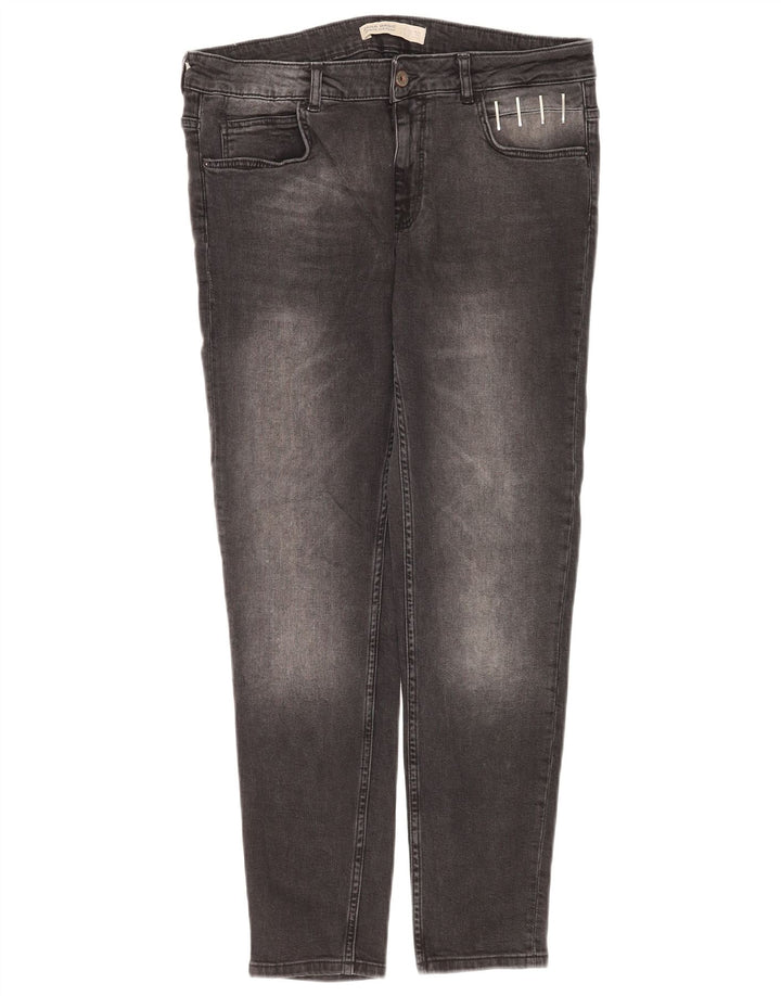 Dżinsy damskie Zara EU 42 Large W32 L27 Szara bawełna