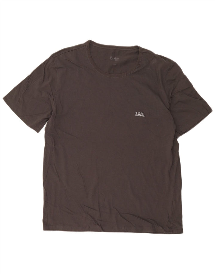 Męska koszulka Hugo Boss Top 2XL Szara bawełna