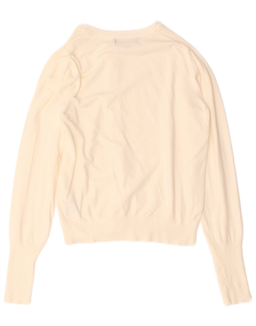 Marks & Spencer Damski sweter kardigan UK 12 Średni złamanej bieli, wiskoza