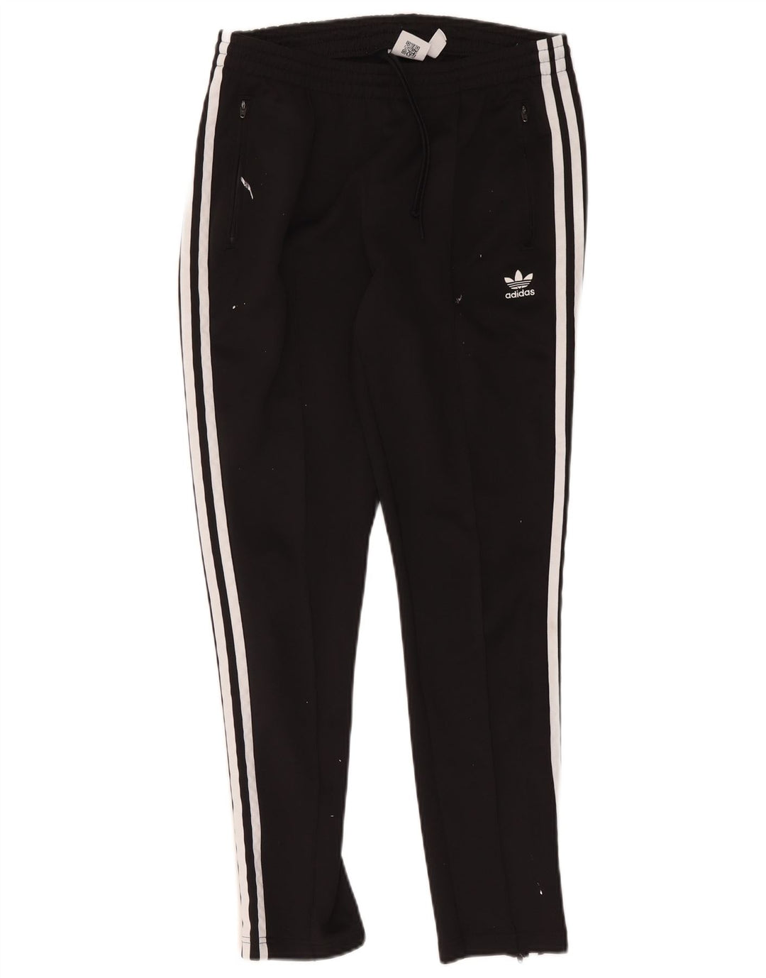 Damskie spodnie dresowe Adidas UK 14, średnie, czarne, bawełniane