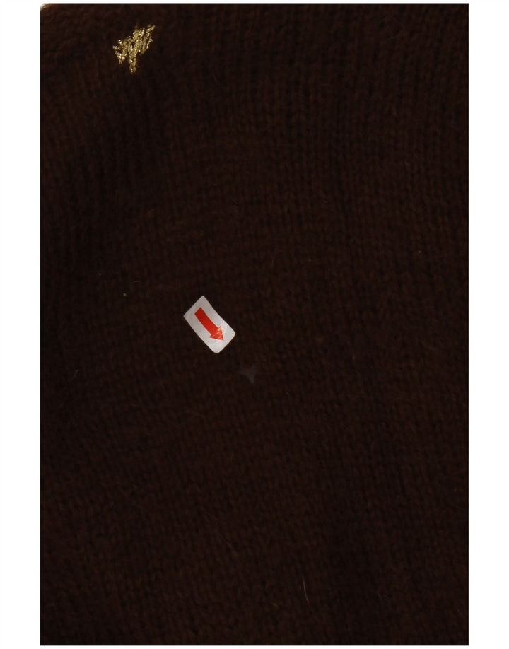 Sweter damski VINTAGE UK 8 Small Brown