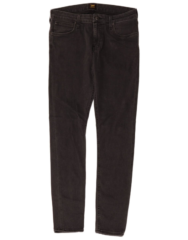 Męskie jeansy Lee Malone Skinny W33 L32, czarne, bawełniane