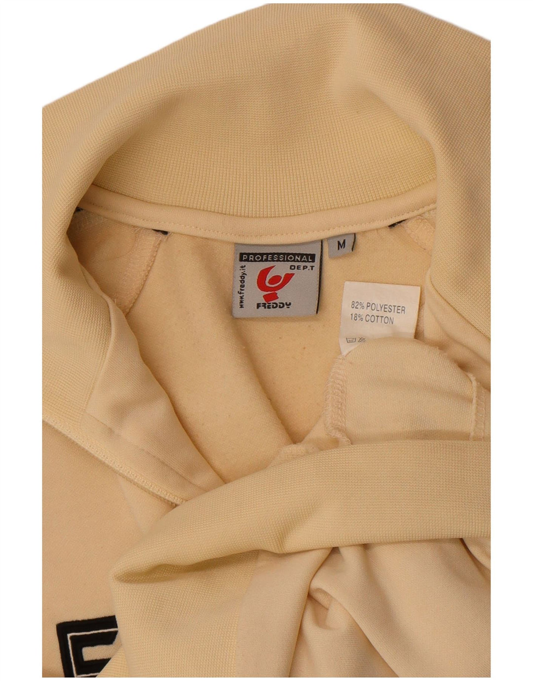 Damska kurtka dresowa Freddy Crop Graphic UK 14 średni beż