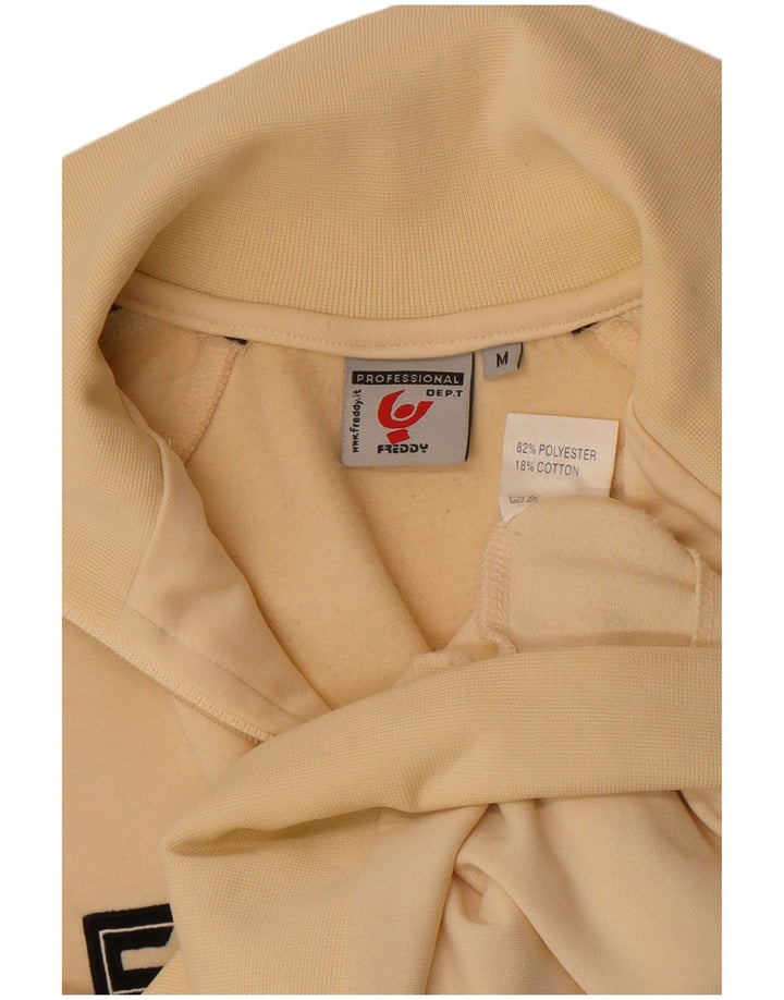 Damska kurtka dresowa Freddy Crop Graphic UK 14 średni beż
