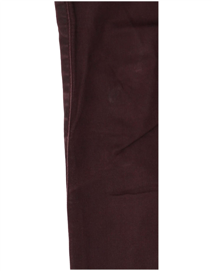 Damskie jeansy skinny Massimo Dutti EU 38 Small W28 L30 Burgundowe
