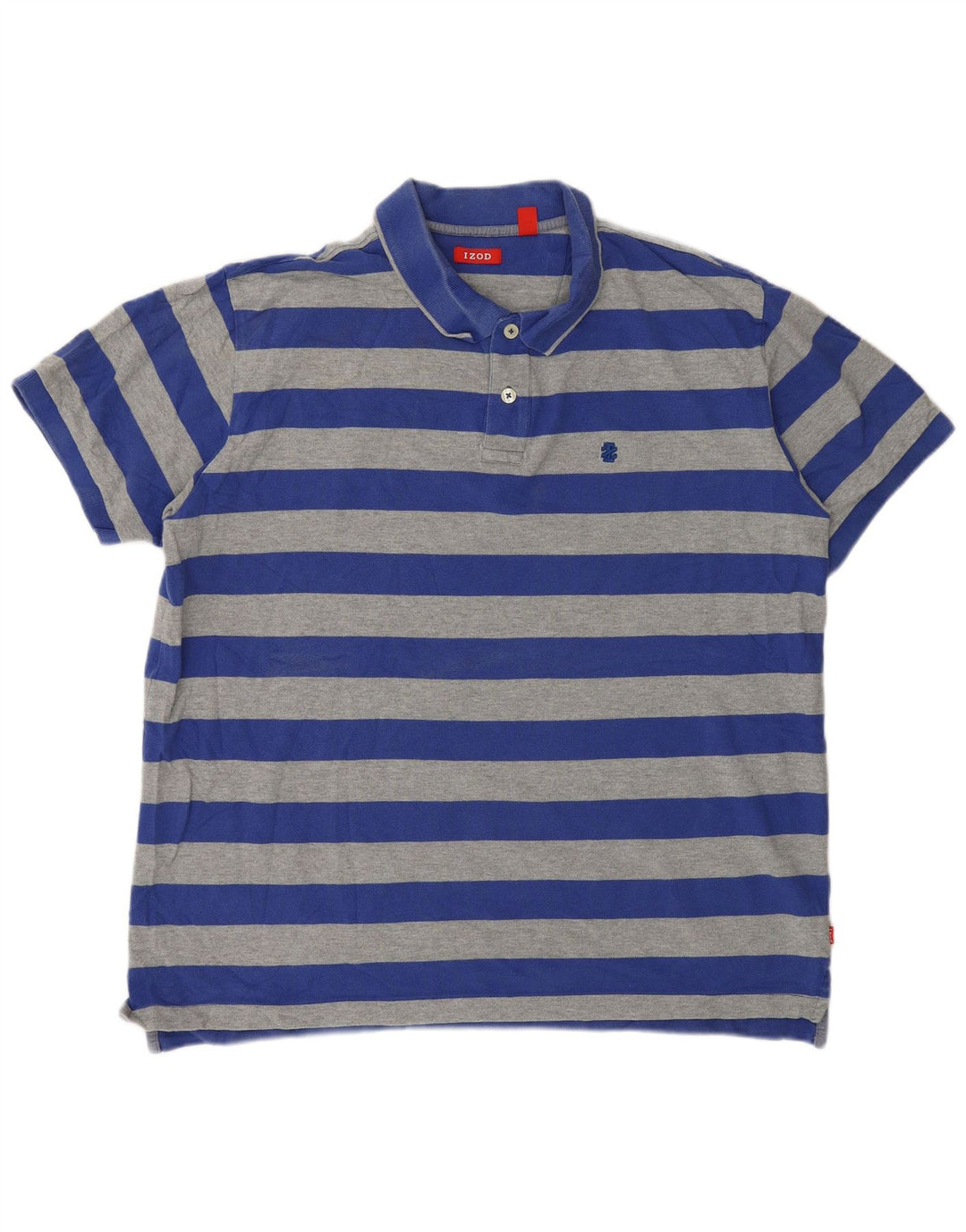 Męska koszulka polo Izod XL, bawełniana w niebieskie paski