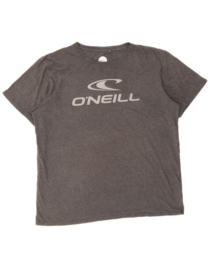 Męski T-shirt z grafiką O'Neill, 2XL, szara bawełna