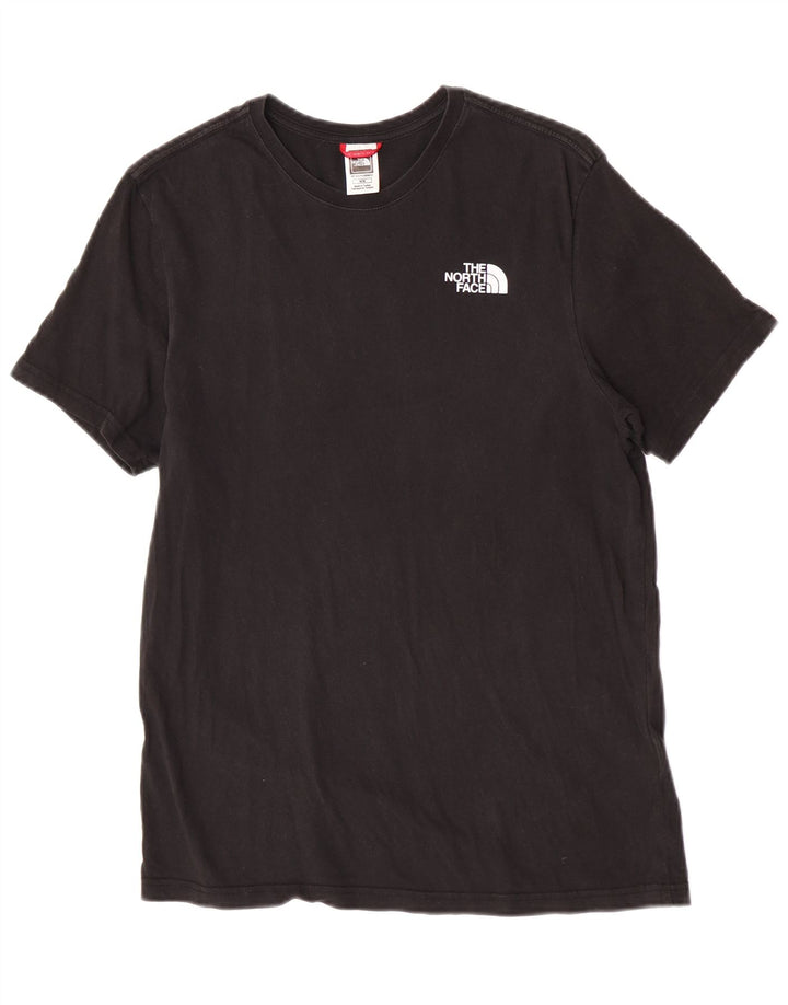 Męski T-shirt z grafiką The North Face, bawełniany, średni czarny