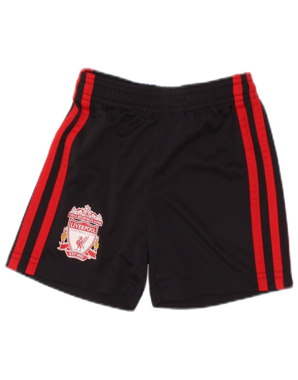 Spodenki sportowe Adidas Baby Boys Liverpool 6-9 miesięcy Czarny poliester