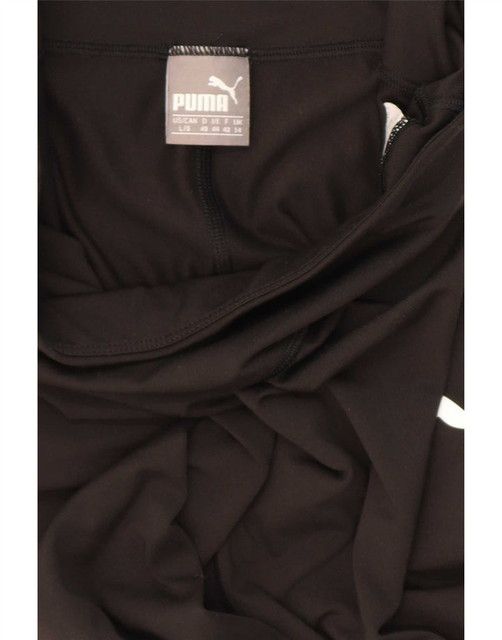 Damskie legginsy Capri Puma UK 14, duże, czarne