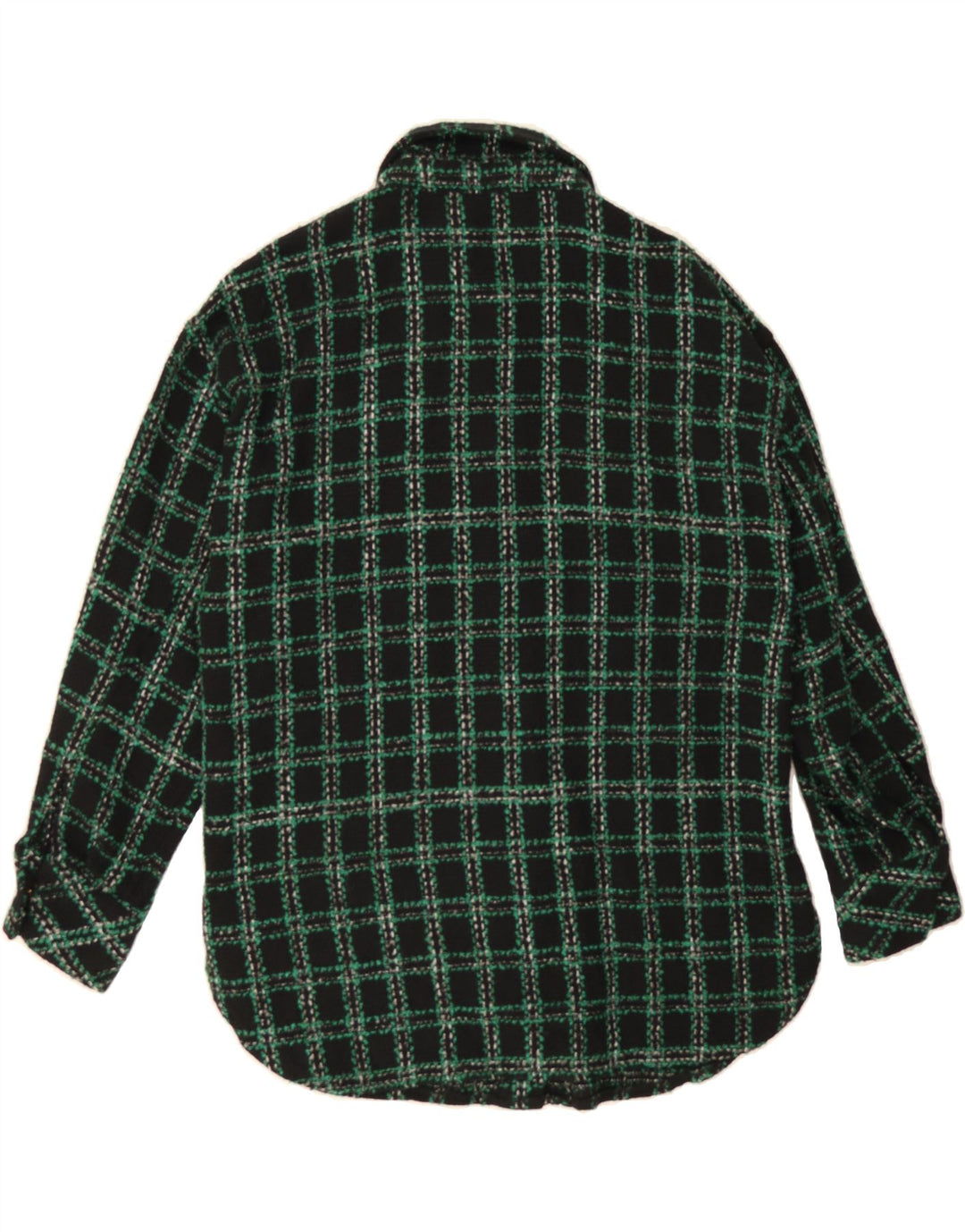 LCW VISION Mens Flannel Shirt Medium Black Check Polyester Vintage LCW Vision and Second-Hand LCW Vision from Messina Hembry 