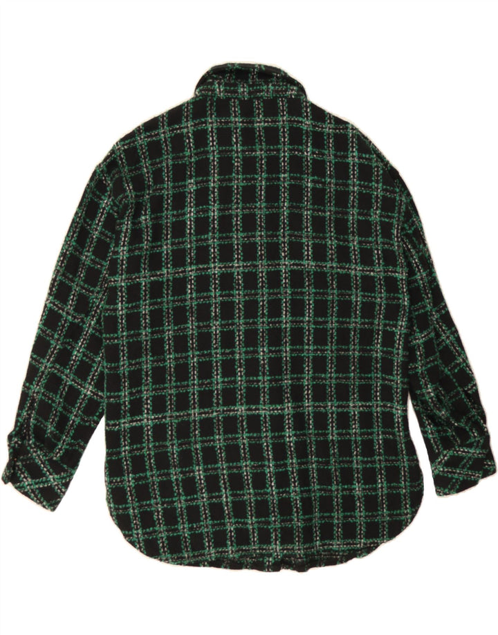 LCW VISION Mens Flannel Shirt Medium Black Check Polyester Vintage LCW Vision and Second-Hand LCW Vision from Messina Hembry 