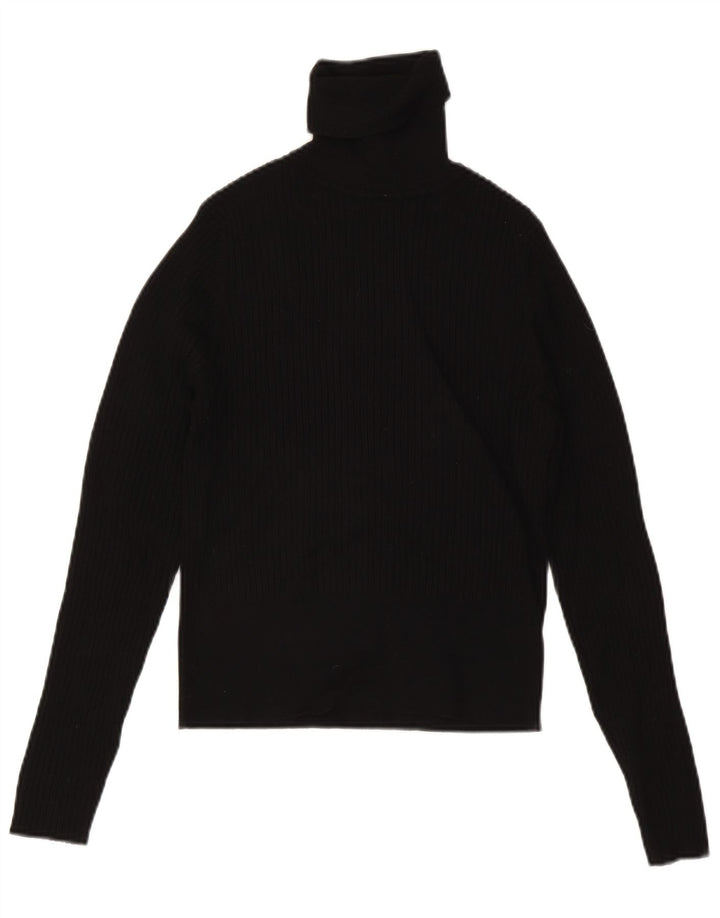 Sweter damski Zara z okrągłym dekoltem UK 14, duży, czarny