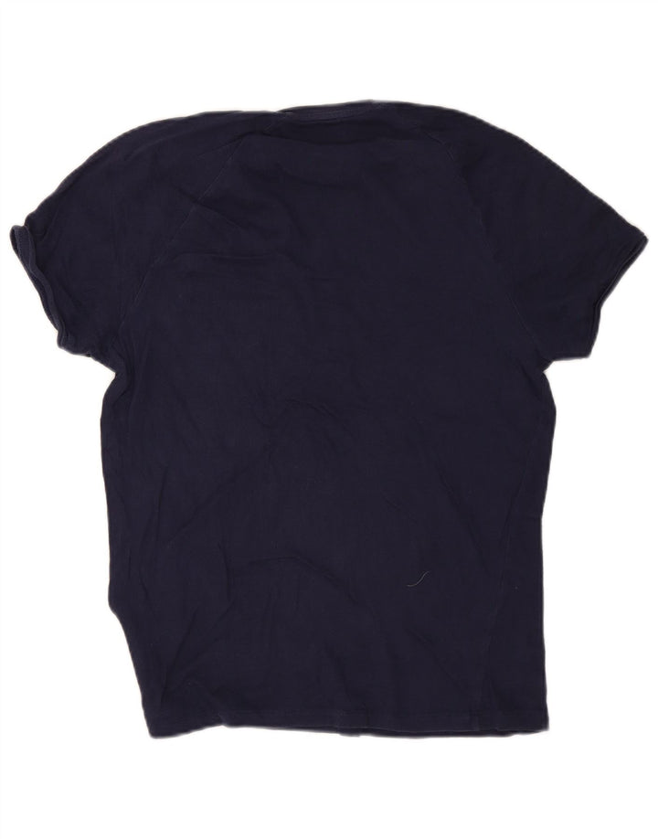 T-shirt męski Zara, mały, granatowy
