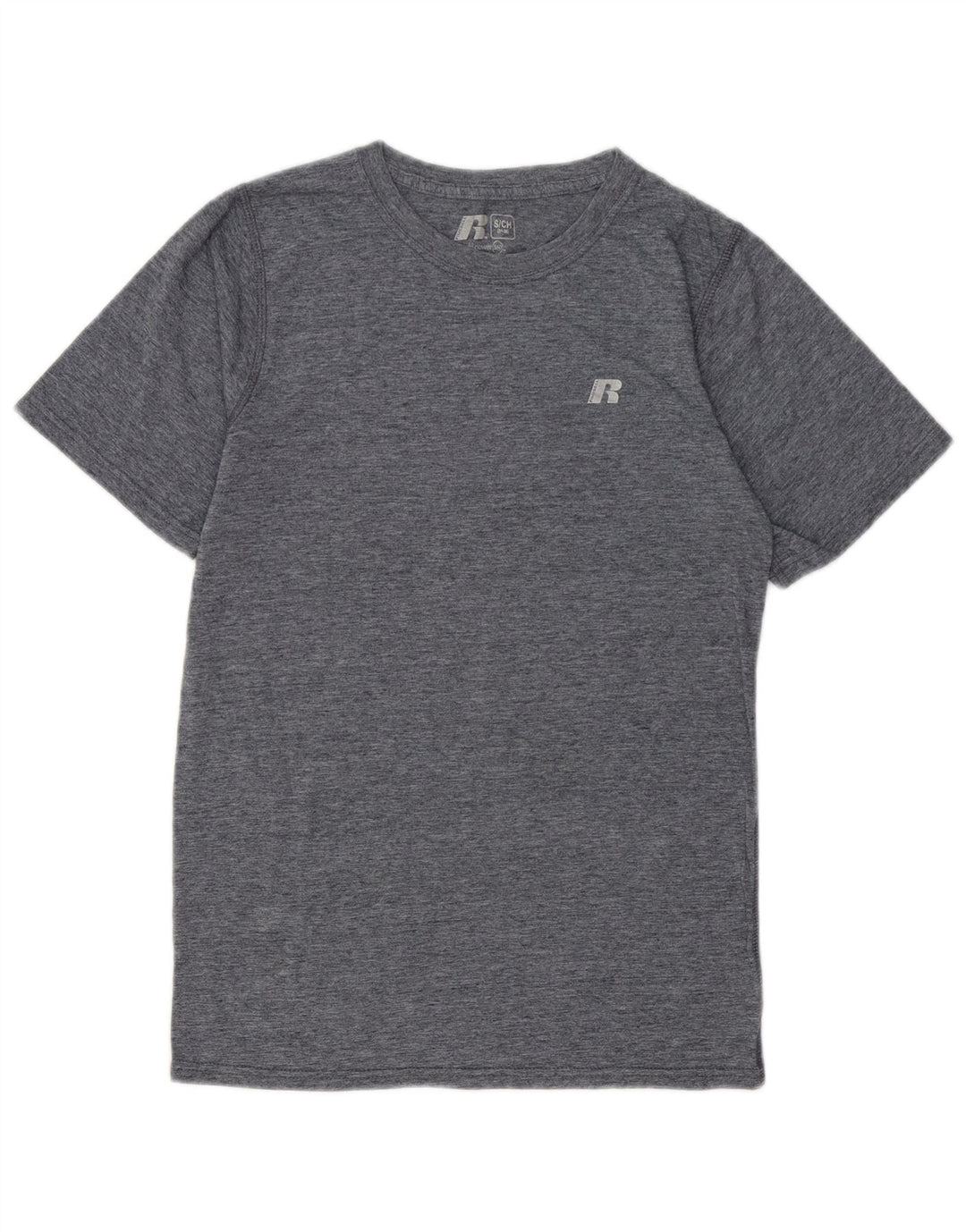 T-shirt męski RUSSELL ATHLETIC UK 34/36, mały, szary poliester