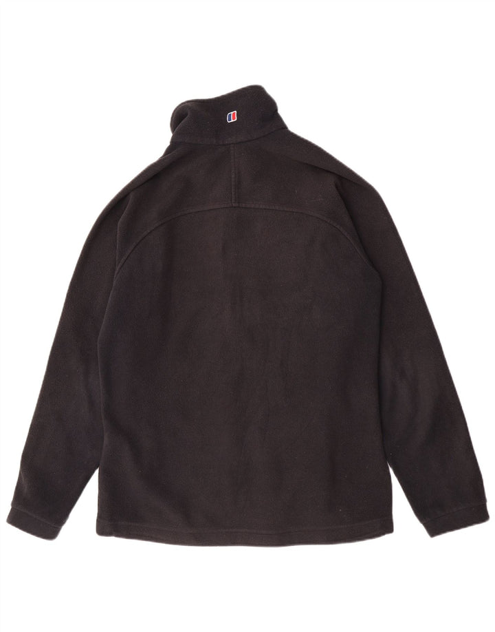 Męska kurtka polarowa Berghaus UK 38, średni czarny poliester