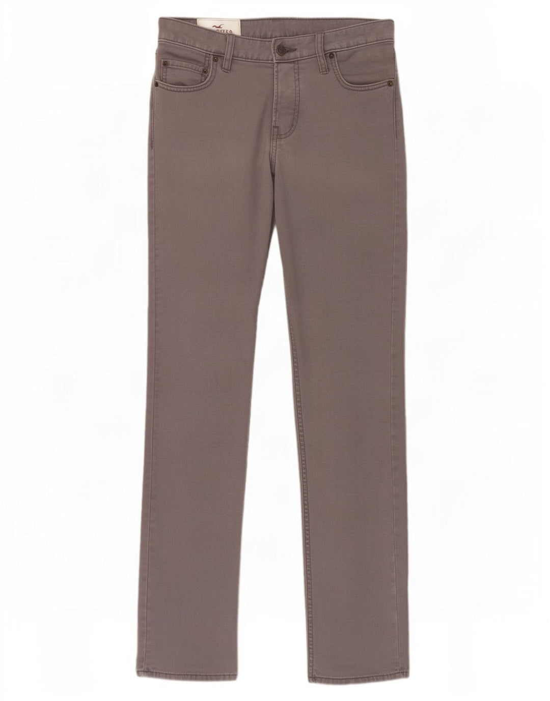 Męskie jeansy slim fit Hollister W30 L32 Szara bawełna