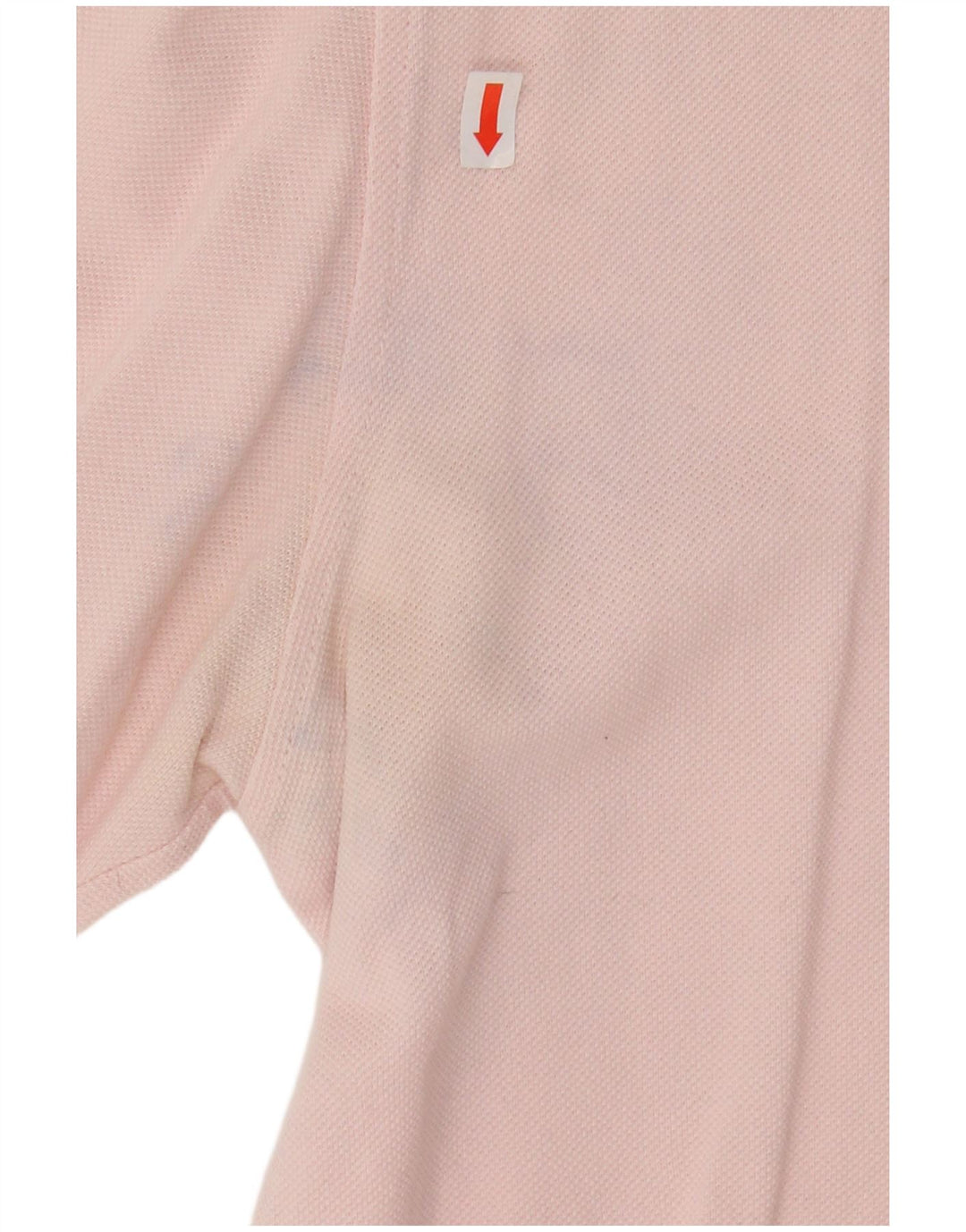 TOMMY HILFIGER Mens Polo Shirt Large Pink Cotton