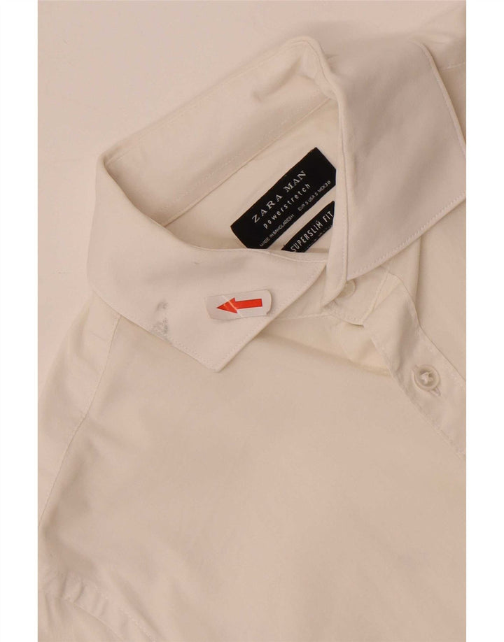 Koszula męska Zara Super Slim Fit, mała, biała