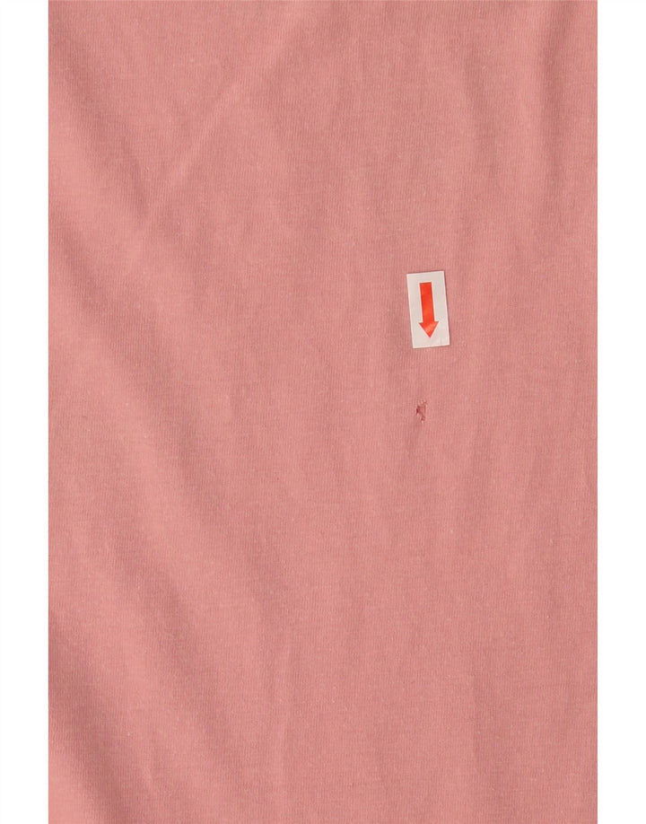 LEVI'S Womens Graphic T-Shirt Top UK 12 Medium Pink Cotton Vintage Levi's and Second-Hand Levi's from Messina Hembry 