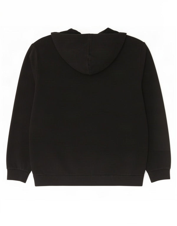 Męski sweter z kapturem Kappa 2XL, czarny, bawełniany