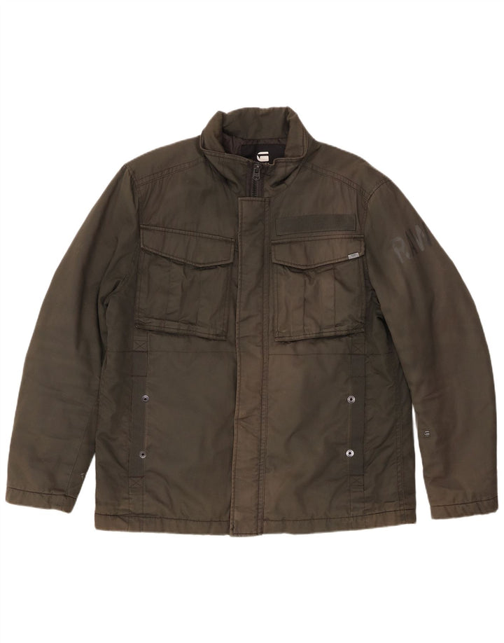 Męska kurtka użytkowa G-Star Graphic UK 42 XL, bawełniana khaki