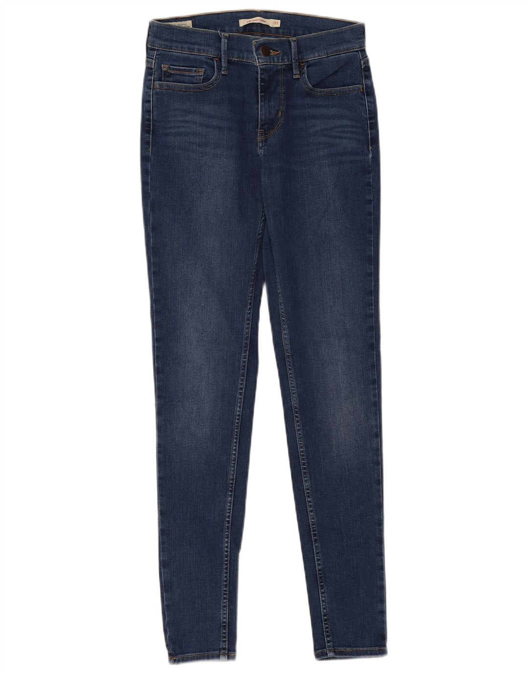 Damskie jeansy LEVI'S 710 Super Skinny W27 L30 Niebieskie bawełniane