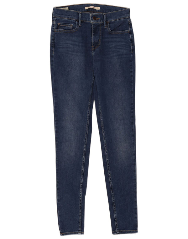 Damskie jeansy LEVI'S 710 Super Skinny W27 L30 Niebieskie bawełniane