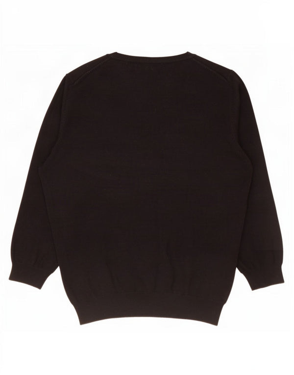 Marks & Spencer Damski sweter z dekoltem w łódkę, UK 12, średni czarny