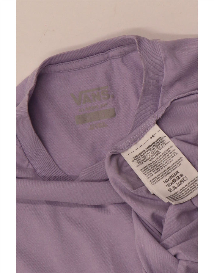 Męski T-shirt Vans o klasycznym kroju, średni fiolet, bawełna